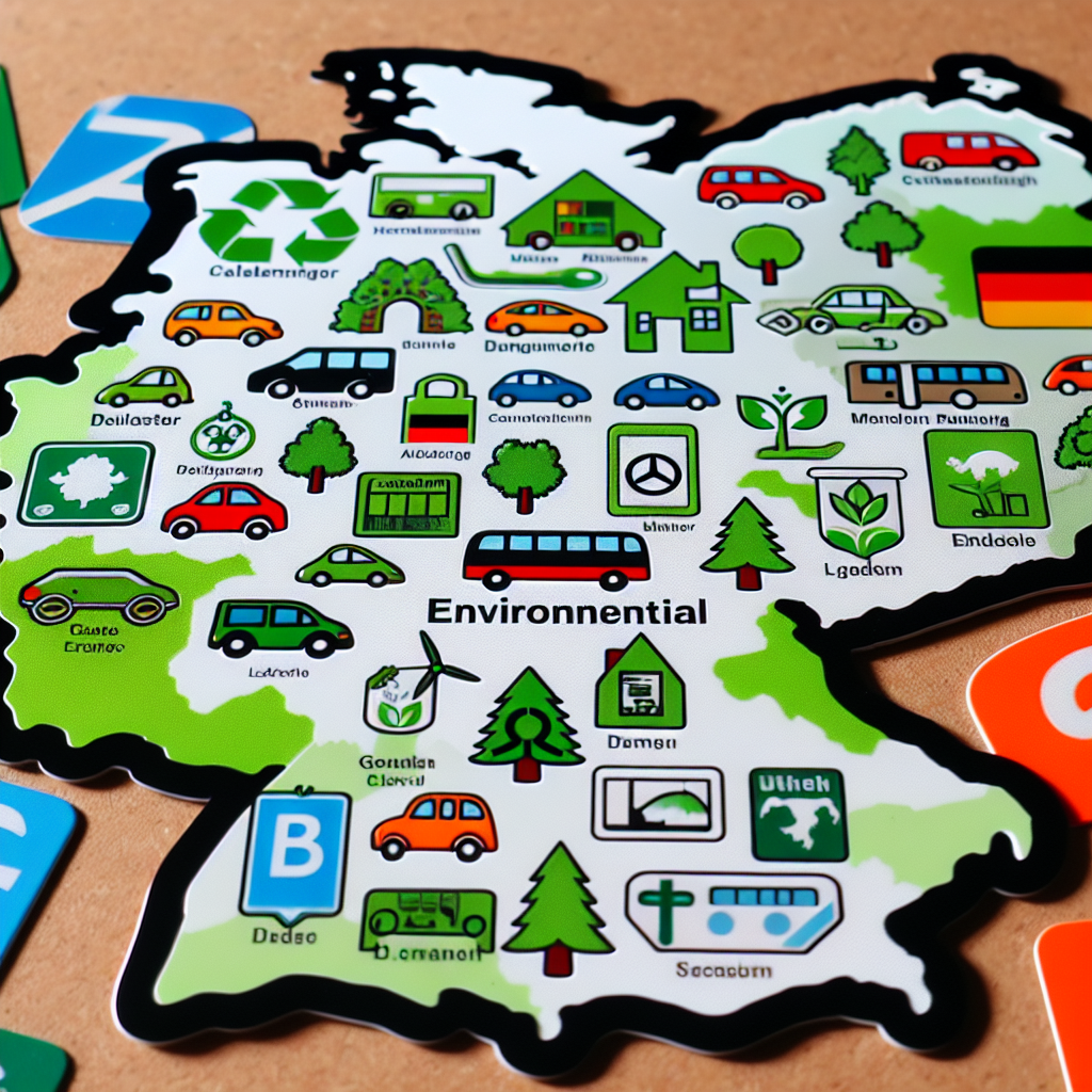 Quelles villes allemandes exigent une vignette environnementale ?