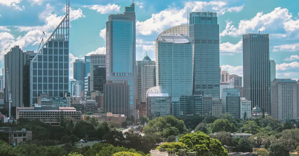 Quelle est la ville financière principale de l'Australie ?