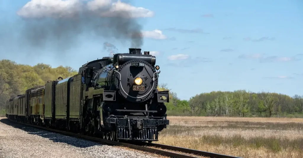 Quelle est la première forme de transport sur rails ?