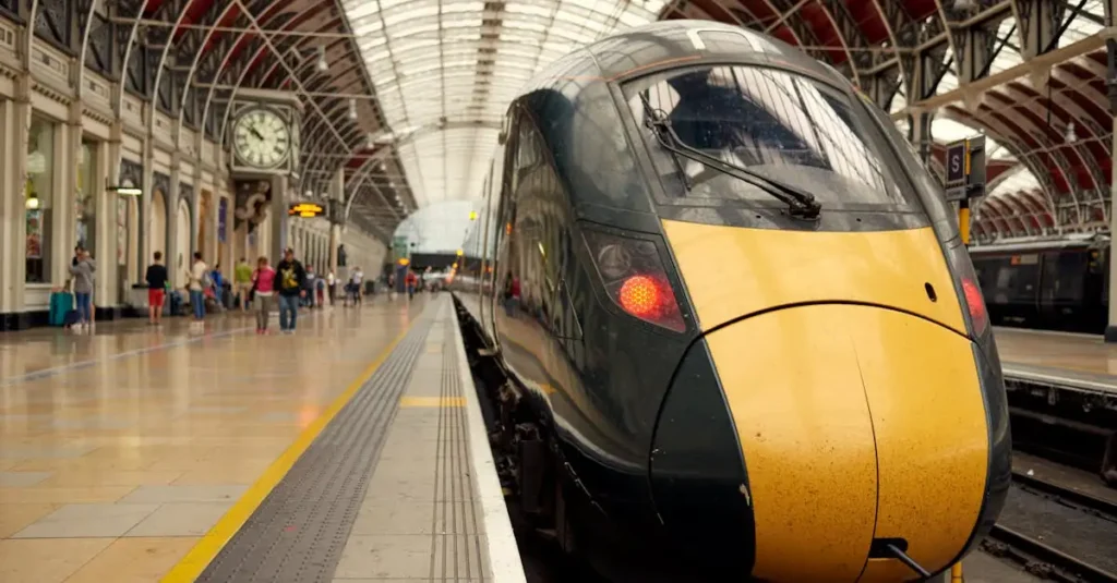 Le premier train de passagers en Angleterre en 1825 ?