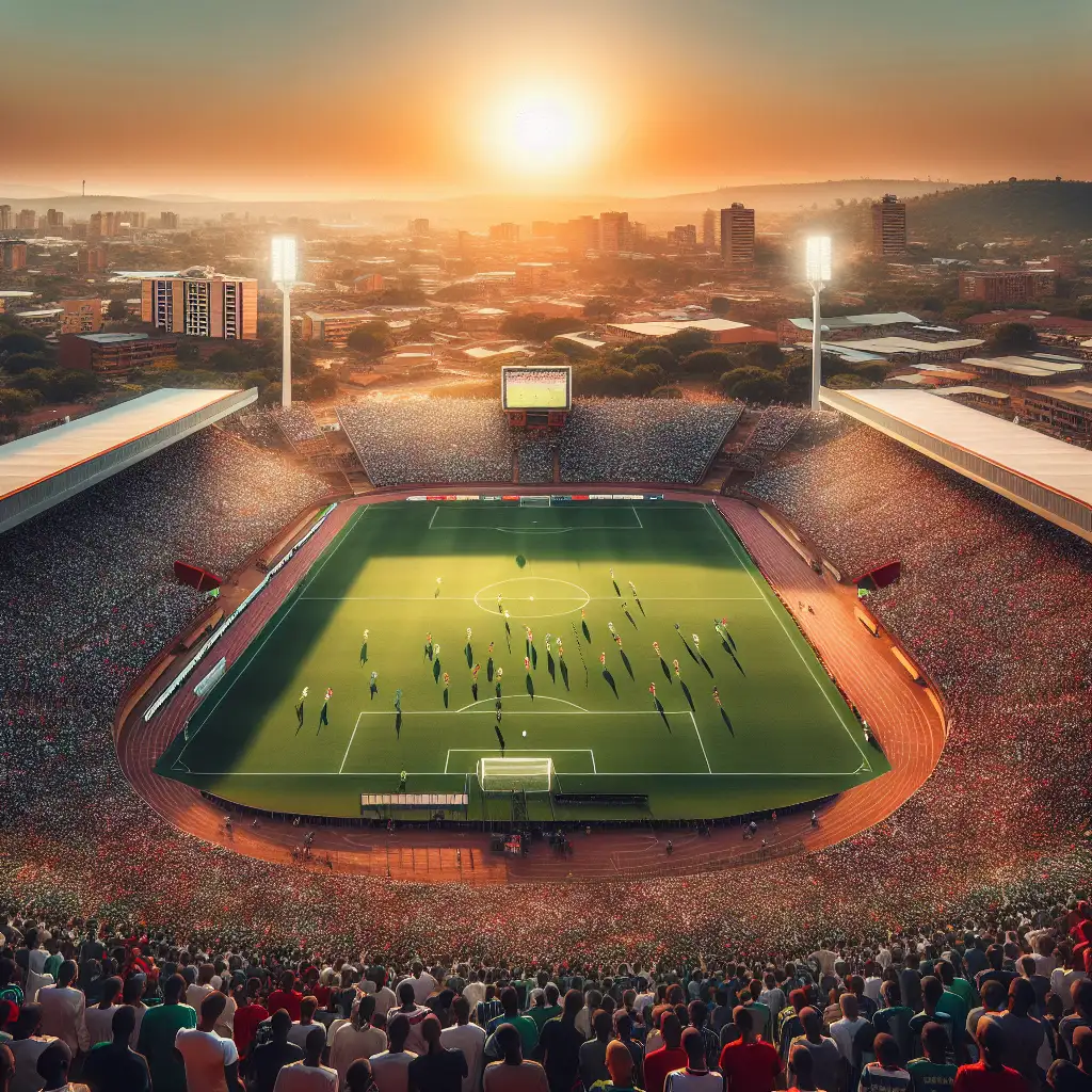 Où se trouve le stade des Mamelodi Sundowns à Pretoria ?