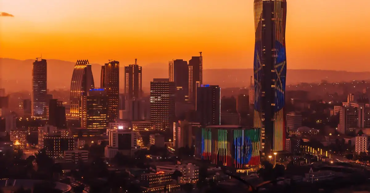 Quelle est la capitale de l'Éthiopie et pourquoi est-elle choisie ?