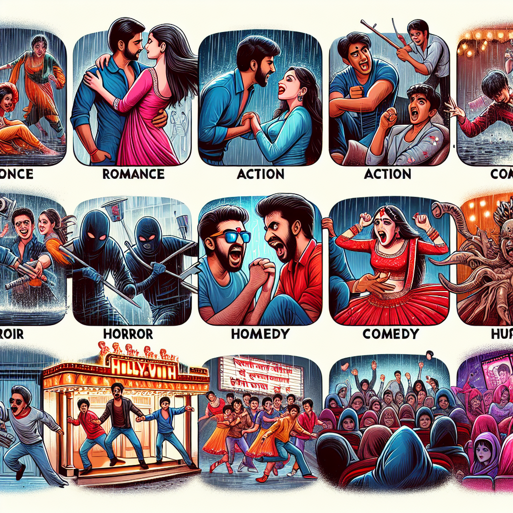 Quels genres variés Bollywood propose-t-il pour tous les goûts ?