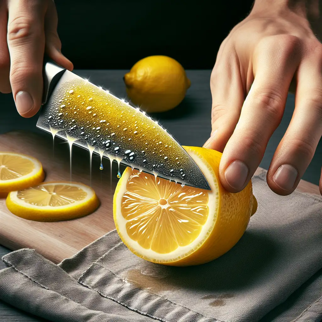 Comment un demi-citron peut-il entretenir vos couteaux ?