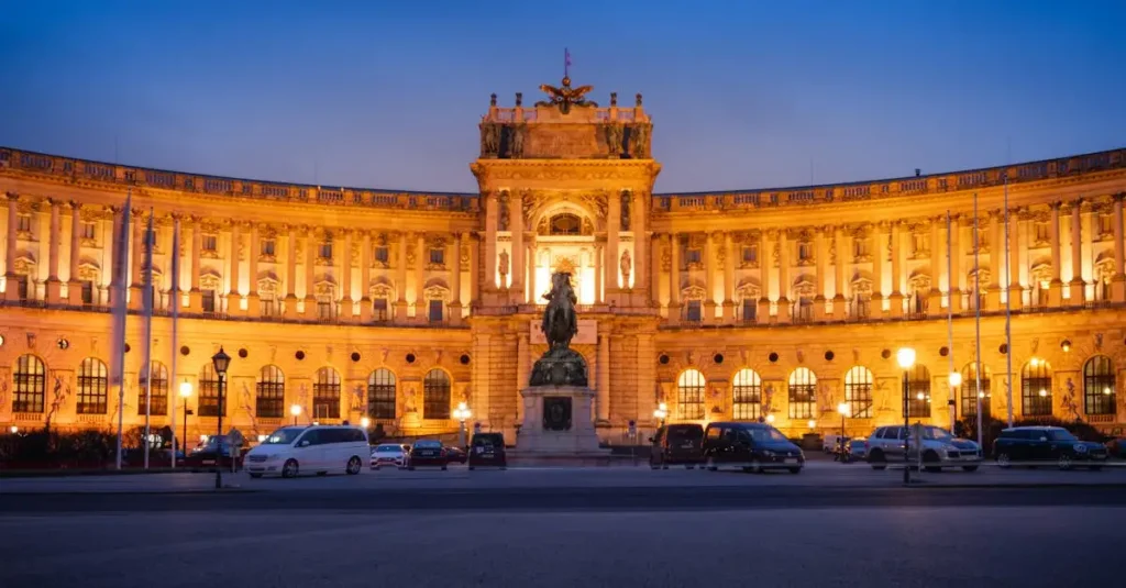 Quelle ville a été le siège des Habsbourg en Europe ?