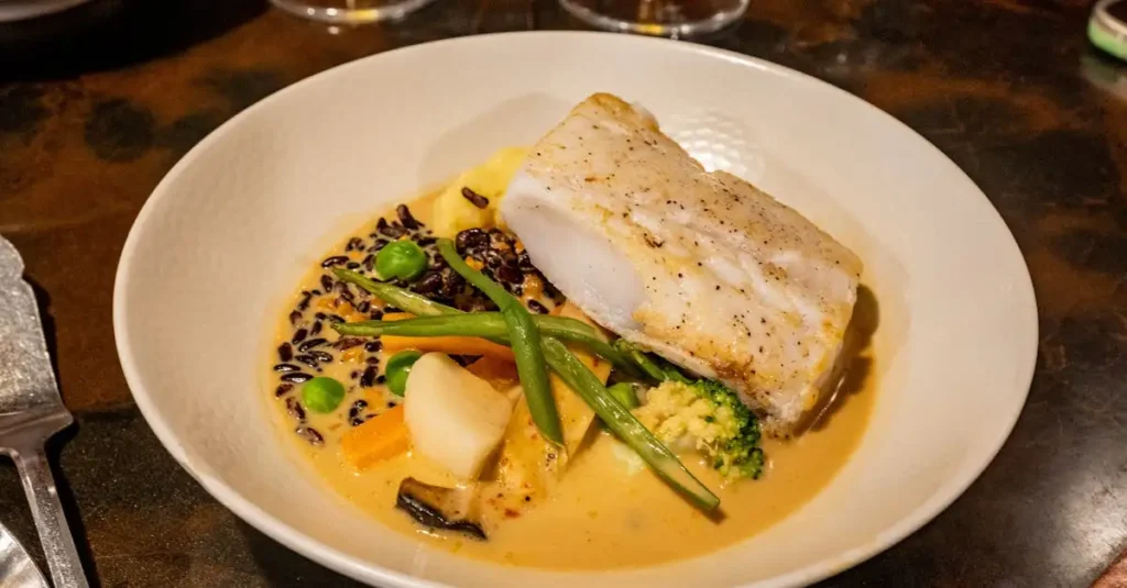 Quels légumes accompagnent le dos de cabillaud ?