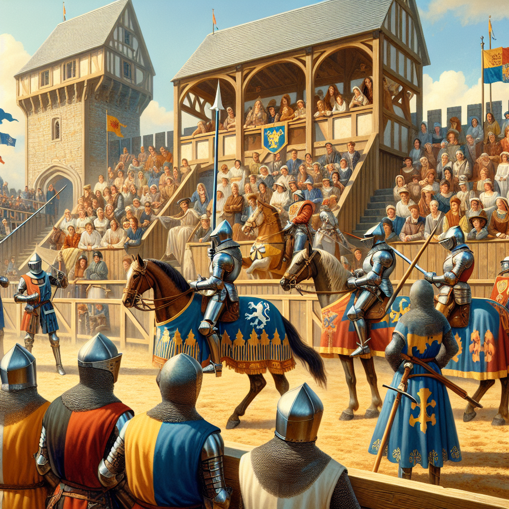 Comment se déroulaient les tournois de chevaliers au Moyen Âge ?