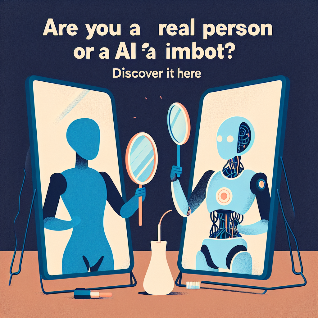 Êtes-vous une vraie personne ou une IA ? Découvrez-le ici !