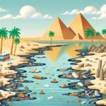 Quel est le fleuve pollué en Égypte ?
